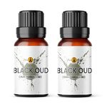 Aroma Energy | Black Oud Fragrance Oil 20ml (2 x 10ml) - Highly Scented Oil for Making Candle, Soap, Wax Melt, Diffuser etc