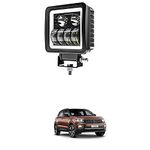 XZRTZ 12.7 cm / 5 Inch 50 Watt LED Work Light 9-36 V Fog Light LED 4x4 Headlight 12 Volt LED Additional Headlight Motorcycle Tractor Car Light Blue Drl Compatible T-Cross