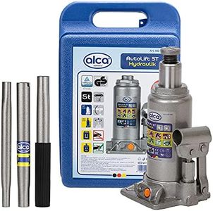alca® Wagenheber Unterstellheber hydraulischer 5t Stempel-Wagenheber für SUV/PKW Hubhöhe 19,7-38,2cm