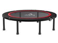 Dolphy 40" Foldable Mini Trampoline, Fitness Trampoline with Safety Pad, Stable & Quiet Exercise Rebounder for Kids Adults Indoor/Garden Workout