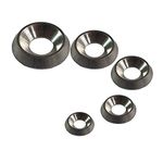 M5 Countersunk Solid Metal Finishing Cup Washer A4 Marine Grade Stainless Steel Finishing Washers (Pack of 20)