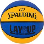 Spalding Lay-Up Mini Outdoor Blue/Orange Basketball 22"