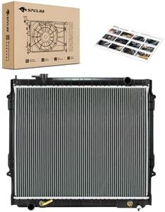 SPELAB Radiator Replacement CU1778 - Fits 1995 1996 1997 1998 1999 2000 2001 2002 2003 2004 Compatible with Toyota Tacoma - Engine: V6 2.4L, 2.7L, 3.4L - Drive: RWD, 4WD