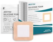 BESTEK Silicone Foam Dressing with 