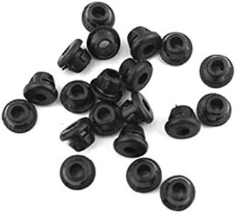 Warm Girl 100pcs Black Tattoo Machine Needles Rubber Nipples Tattoo Supplies Accessories