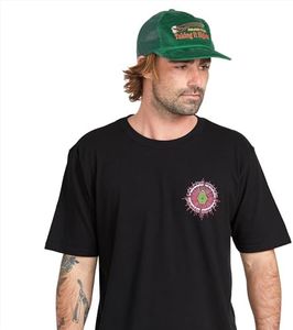 Volcom Cheese Mesh Trucker Hat Gorra de béisbol, Verde Abeto Superior, Taille Unique para Hombre