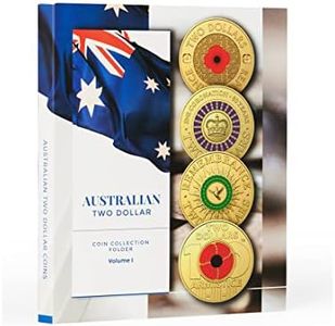 Australian Two Dollar Circulating Coins Collection Push in Folder (FOLDER ONLY NO COINS)