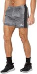 adidas Men's Own The Run Colorblock Shorts, Grey/Grey/Black, X-Large