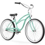 Firmstrong Urban Lady Three Speed Beach Cruiser Bicycle, 24", Mint Green