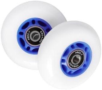 Ripstik Casterboard Wheel Set Replacement, 76mm, High Rebound, High Wear Resistance (Blue)