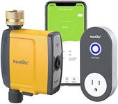 RAINPOINT WiFi Water Timer, Smart Sprinkler Timer Hose Timer WiFi Irrigation Controller, Wireless Watering System Valve, APP & Voice Control, Weather-Based Automatic Rain Delay, Brass Inlet