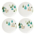 Lenox Balsam Lane 4-Piece Accent Plate Set, 3.90 LB, Green