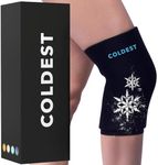 Coldest Knee Ice Pack 360 - Knee Pain Relief Compression, Reusable Gel Ice wrap for Leg Injuries, Swelling, Knee Replacement Surgery Therapy for Arthritis