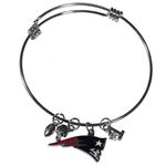 NFL England Patriots Charm Bangle Bracelet