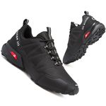 GoodValue Trail Running Shoes Men Waterproof Walking Hiking Running Shoes for Men Non-Slip All-Terrain Shoes