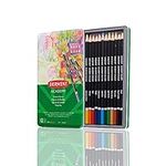 Derwent Academy Colouring Pencils, Set of 12 in Tin Box, Blendable Multicolour Artist’s Pencils, Ideal for Colouring, Drawing & Illustration, Premium Hobbyist Quality, 2301937