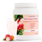 ElectroFizz Electrolyte Powder 100 servings | Electrolyte Powder with Probiotics & Vitamin C | Instant Energy Drink for Workout for Men & Women- 1 Kg Jar Pack (Litchi)