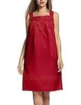 HOTOUCH Women Cotton Nightgown Slee