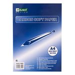 D.RECT Carbon Paper for Handwriting | DIN A4 | Carbon Copy Paper | Tracing Paper Ideal for Transferring Projects, Patterns, Drawings on Various Types of Materials | 50 Sheets | Violet Blue