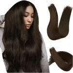 Micro Link Hair Extensions Human Hair 30g 18inch(#2) Dark Brown Microlink Hair Extensions Human Hair Microbead Hair Extensions Microlink Hair Extensions Micro Link Hair Extensions For Women