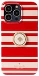 Kate Spade iPhone 14 Pro Max Case (Red Stripe)