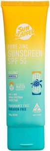 Pure 25% Zinc Sunscreen SPF 50 Sun Zapper Reef Safe Mineral Zinc Sun Cream 100g