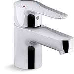 Kohler K-P97282-4-CP July Single-Handle Commercial Bathroom Sink Faucet Without Drain