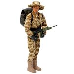 WORLD PEACEKEEPERS from Peterkin | 12" S.A.S. Action Figure & Accessories | 1:6 Scale | Action Figures & Accessories | Ages 3+, Camouflage