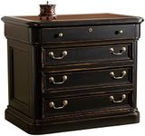 Hekman Furniture Executive Lateral File Cabinet – Solid Wood Office File Storage Cabinet with Drawers Traditional 2 Drawer Wooden Filing Cabinets for Home Office Locking Legal Size