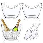 3 Pcs Ice Bucket for Parties Champa