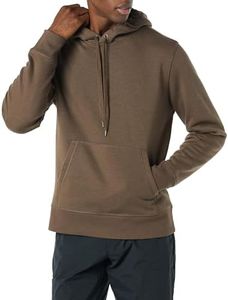 Amazon Essentials Men's Pullover Sweatshirt Hoodie, Big & Tall Options Available, Medium Brown, Medium