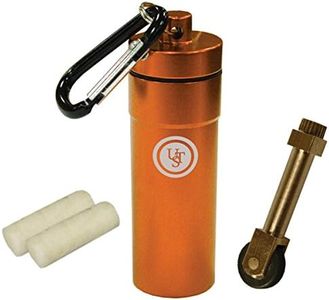 ust Stoke Kit with Micro SparkWheel Fire Starter and Two Light-Me Tinder Pieces in the Waterproof Compact BASE Case Great for Camping, Backpacking, Outdoor Survival and More, Black, 3 x 1 x 1 Inch (20-02031-02)