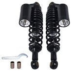 LABLT Universal Motorcycle Air Shocks Absorber 340 mm 13.5 Inch Rear Suspension Damper Replacement for Honda Yamaha and Most 150cc-750cc Sport Bikes, Dirt Bikes, Go-kart and Moped Quad