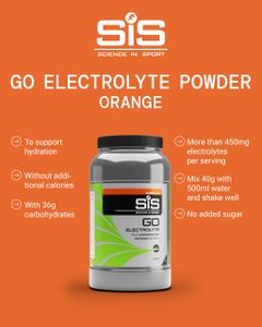 Science In Sport GO Electrolyte Powder, Orange, 1.6kg