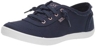 Skechers BOBS Women's 33492W Sneaker, Navy, 8 Wide