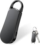 Ponovo 32GB Voice Recorder Mini – Keychain Design, 35 Hours Recording Time, Metal Casing, 1536kbps Hi-Fi Audio, One-Button Operation, Voice Activated Recorder for Interviews Meetings, Lectures (32GB)