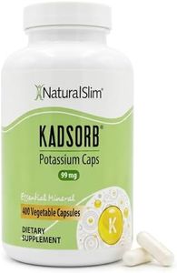 NaturalSlim Natural Potassium Citrate Capsules, Formulated by Award Winning Metabolism and Weight Loss Specialist- Reduce Acidity and Water Retention Effectively, 400 Capsules (Solo Pack)