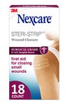 Nexcare Steri-Strip Skin Closure 1/2 X 4 Inches, 18 Count