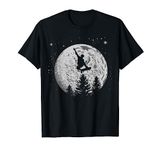 Skater Skateboarder Skateboard Moon Skateboarding Gift T-Shirt