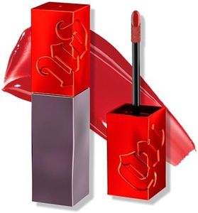 URBAN DECAY Vice Lip Bond Glossy Longwear Liquid Lipstick (Unbreakable - True Blue Red), Transfer-proof, Smudge-proof, Bold Longwear Shades Up to 16HR Wear, Vegan, Cruelty-free - 0.14 fl oz