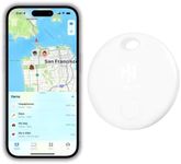 Smart Tag LITE For Apple iOS Devices, Key Finder, Item Finder, Replaceable Battery, Easily Track Your Wallet, Bag, Suitcase, and More Worldwide with the iPhone Find My App