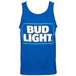 Bud Light Box Logo Men's Blue Tank 