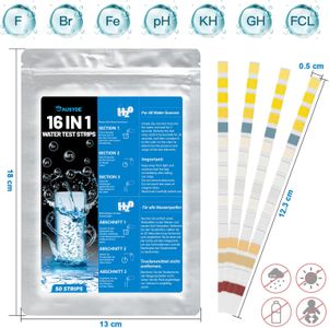 16-in-1 Drinking Water Test Kit – Comprehensive Home Water Quality Testing