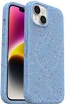 OtterBox iPhone 14 Sustainable Series Case with MagSafe - House Party (Blue), Shockproof, Drop Proof, Ultra-Slim, Protective Case