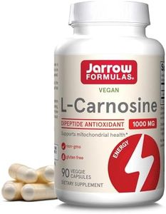 Jarrow Formulas L-Carnosine 500mg, Supports Brain, Memory, Cardiovascular Health, 90 Caps