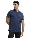 Jockey Men's Regular Fit Half Sleeved Polo T-Shirt 3911_Navy_M