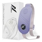 NexLev Cramp massager| heating Pad for Period Cramp & Back Pain Relief | 3 massage modes| Upto 60° Heating |150 min Run Time| 3 second rapid heating| Type C Charging| Portable | Purple CM-02