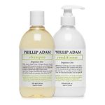 Phillip Adam Unscented Shampoo and Conditioner Set with Apple Cider Vinegar Hair Formula - Enhances Shine and Smoothness- 355ml Each