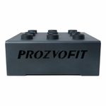 Prozvofit 9 Slot Heavy Duty Rod Rack Space Saving Barbell Oraganizer, Vertical Gym Barbell Holder for Home and Commercial Gyms Equipments, Durable with Long Lasting Powder Coating, Black Color, Made In India