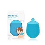 Frida Baby DermaFrida The Bath Mitt: Toddler Quick-Dry Body Bath Brush, Silicone, Replacement to Kid's Washcloth, Fits Both Parent or Child for Early Stage Development